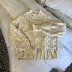 Vintage Wool Cable Knit Sweater